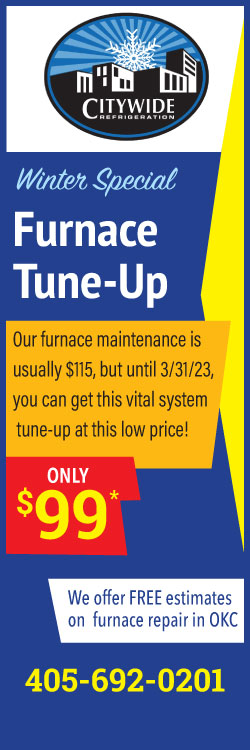 Furnace maintenance special in OKC